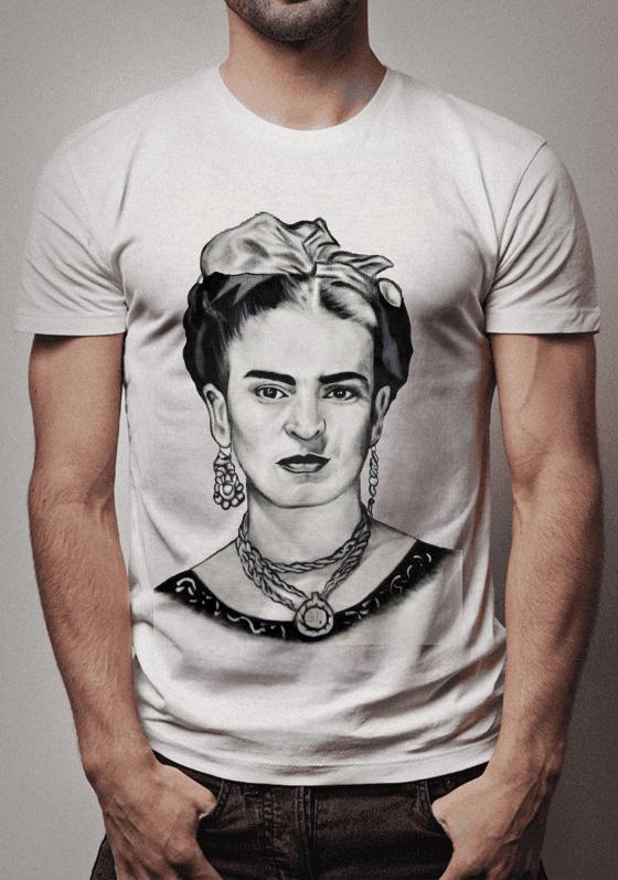 Frida Kahlo/Desenho a mão/Aline M. Gobbi